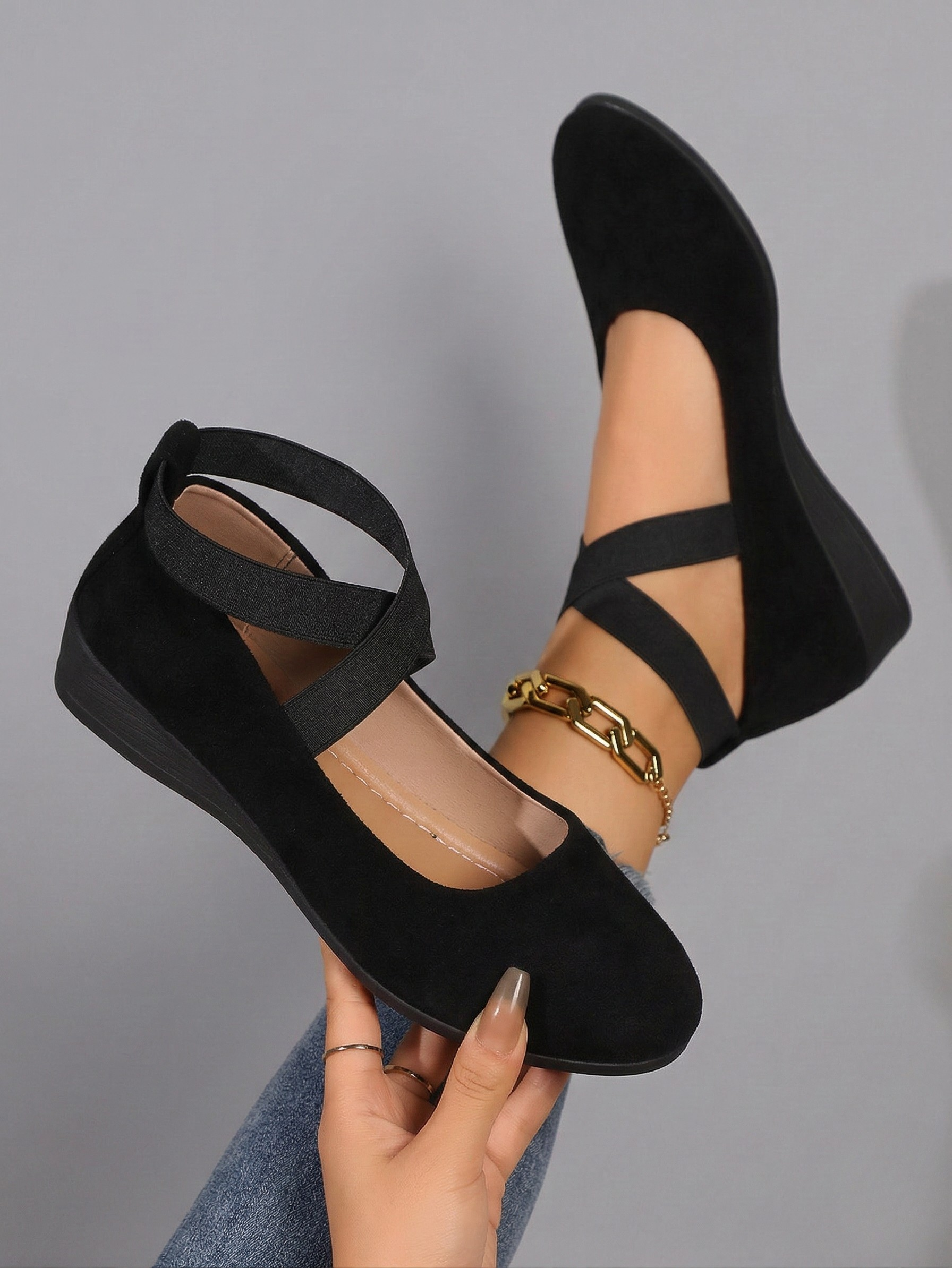 Avora - Closed Wedge Comfort Shoes