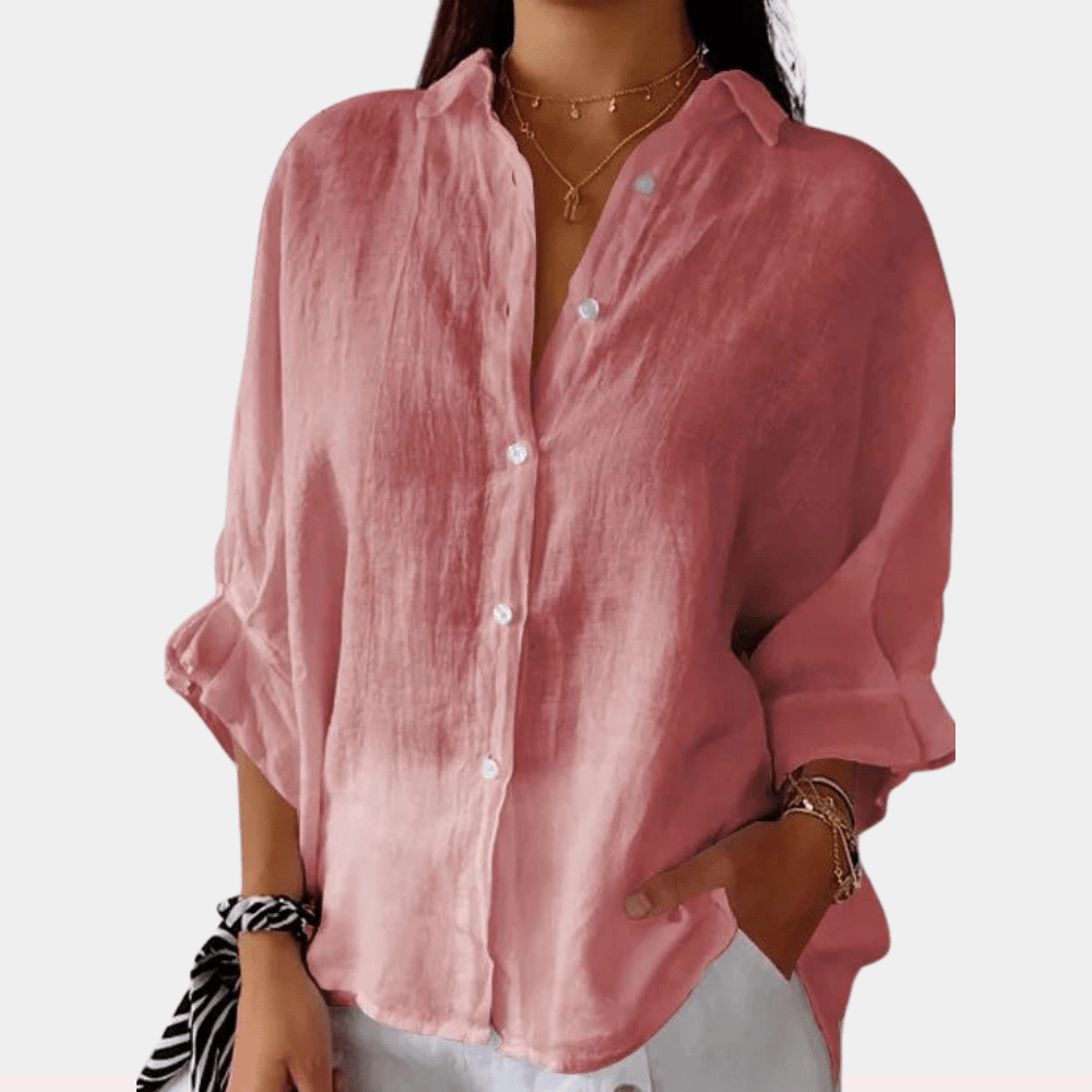 DORI - RELAXED FIT LINEN SHIRT - BREATHABLE & LIGHTWEIGHT