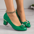 Evelyn | Classic Bow Heels