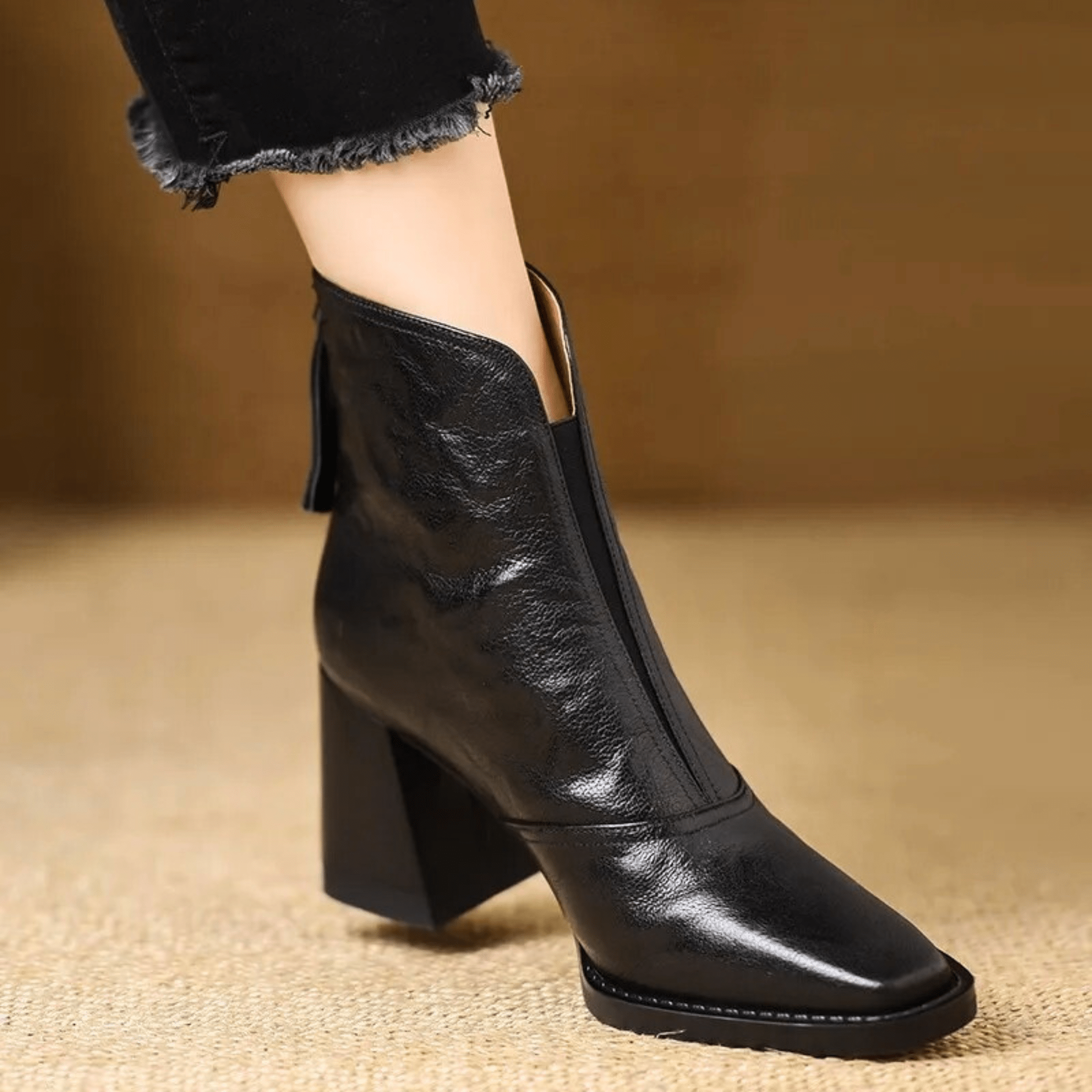 ROSALIE - MID HEEL ANKLE BOOTS